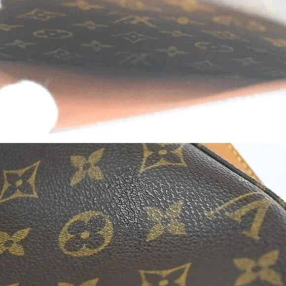 LOUIS VUITTON Saint Cloud GM Shoulder Bag Monogram Leather Brown M51242 88ZA017 - Picture 14 of 16